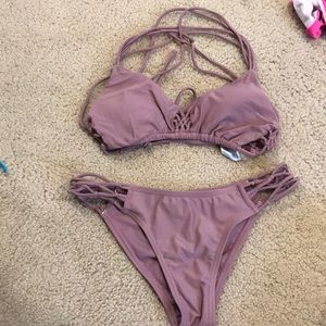 Purple bikini